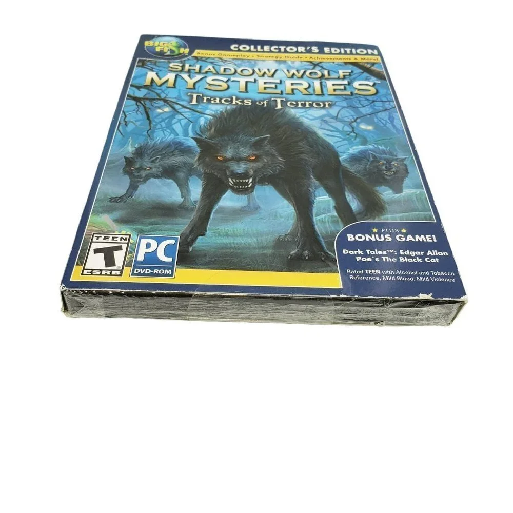 Shadow Wolf Mysteries Video‎ Game Tracks of Terror PC DVD-ROM New